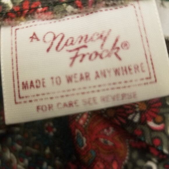 Vintage 70's Daisy and Paisley Day  Dress - Picture 5 of 5